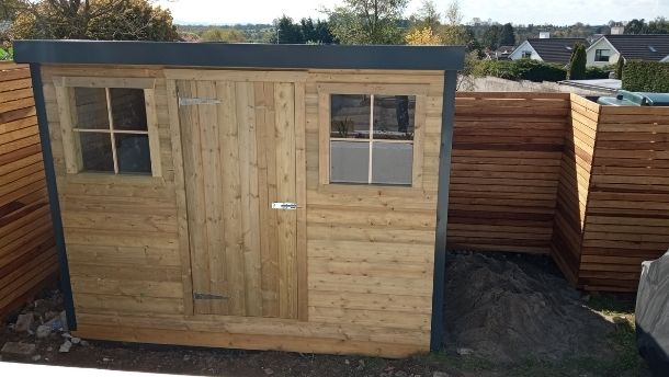 garden sheds with pent roof